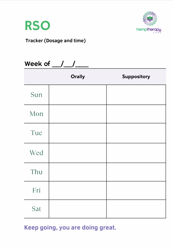 Planner Refill - RSO Tracker